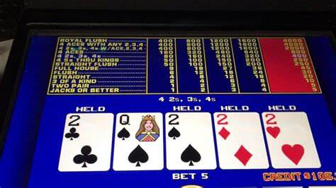 video poker trainer triple double bonus